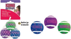 Kong Cat Tennis Balls Met Bells -Beeztees Winkel 0035585334066 a