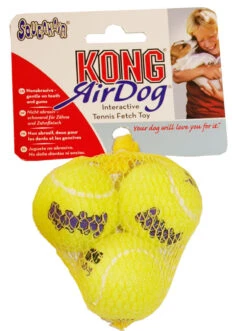 Kong AirDog Squeakair Tennisbal 3 St
