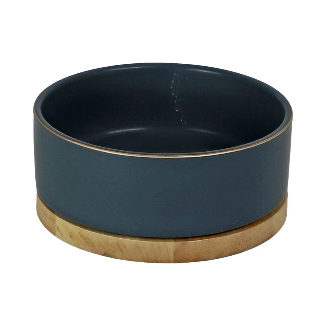 Boon Voer- En Drinkbak Petrol Blauw 16 Cm 1 Boon Voer- En Drinkbak Petrol Blauw 16 Cm