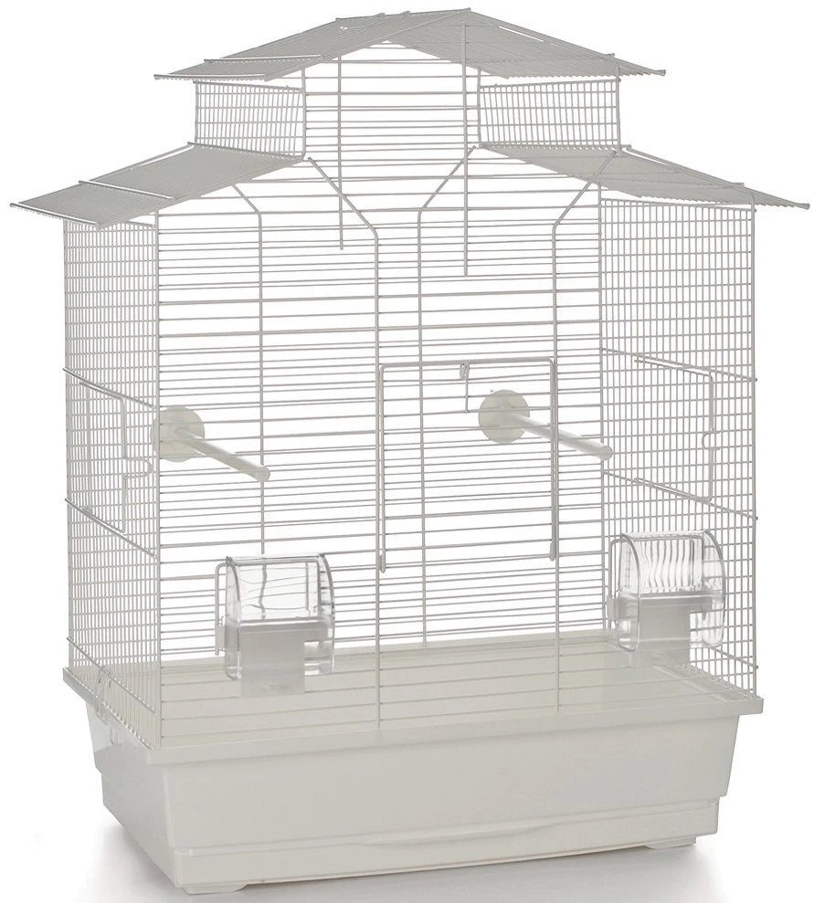 Beeztees Vogelkooi Iza 2 Pagode Wit 1 Beeztees Vogelkooi Iza 2 Pagode Wit