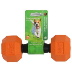 Boon Hondenspeelgoed Halter Oranje/Zwart 18 Cm