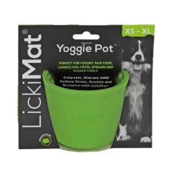Lickimat Yoggie Pot Groen 8 Cm