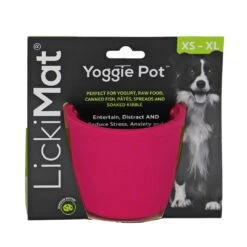Lickimat Yoggie Pot Roze 8 Cm