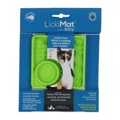 Lickimat Kitty Groen 10 Cm