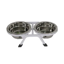 Boon Dinerset Wit Met 2 RVS Bakken Ø 11,5 Cm