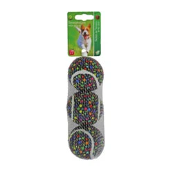 Boon Tennisbal Rainbow Stip M 3 St