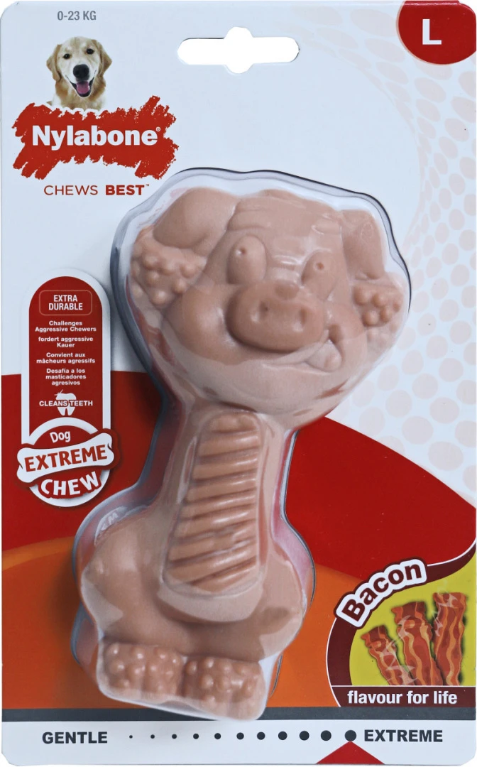 Nylabone Extreme Chew Pig Large 1 Nylabone Extreme Chew Pig Large