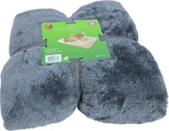 Boon Plaid Supersoft 2-zijdig Lichtgrijs/grijs -Beeztees Winkel 0212181 a