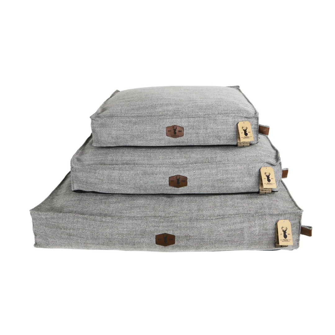 Boony EST. 1941 Orthopedisch Hondenkussen Sand Grey 1 Boony EST. 1941 Orthopedisch Hondenkussen Sand Grey