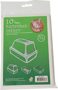 Boon Kattenbakzakken XL 10 St Wit