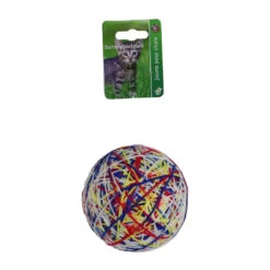Boon Kattenspeelgoed Balletje Wol Met Bel Assorti Ø 10 Cm