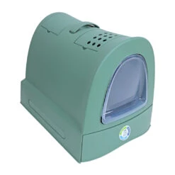 Imac Kattenbak Zuma 2nd Life Plastic Met Lade Groen