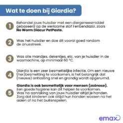 No Worm Diacur Giardiatest 7 No Worm Diacur Giardiatest -Beeztees Winkel 04. Detail afbeelding Giardia