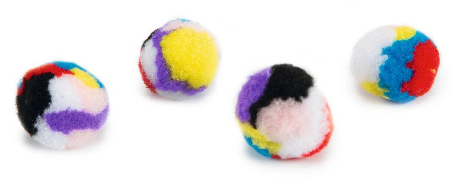 Beeztees Pomponballetje Met Catnip Multi 4 St 1 Beeztees Pomponballetje Met Catnip Multi 4 St