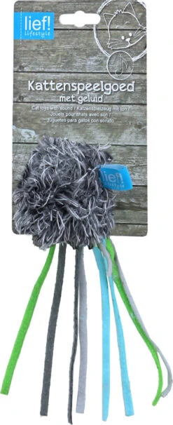 Lief! Lifestyle Boys Bal Met Catnip En Staart Assorti 15 Cm -Beeztees Winkel 0426200 zwart