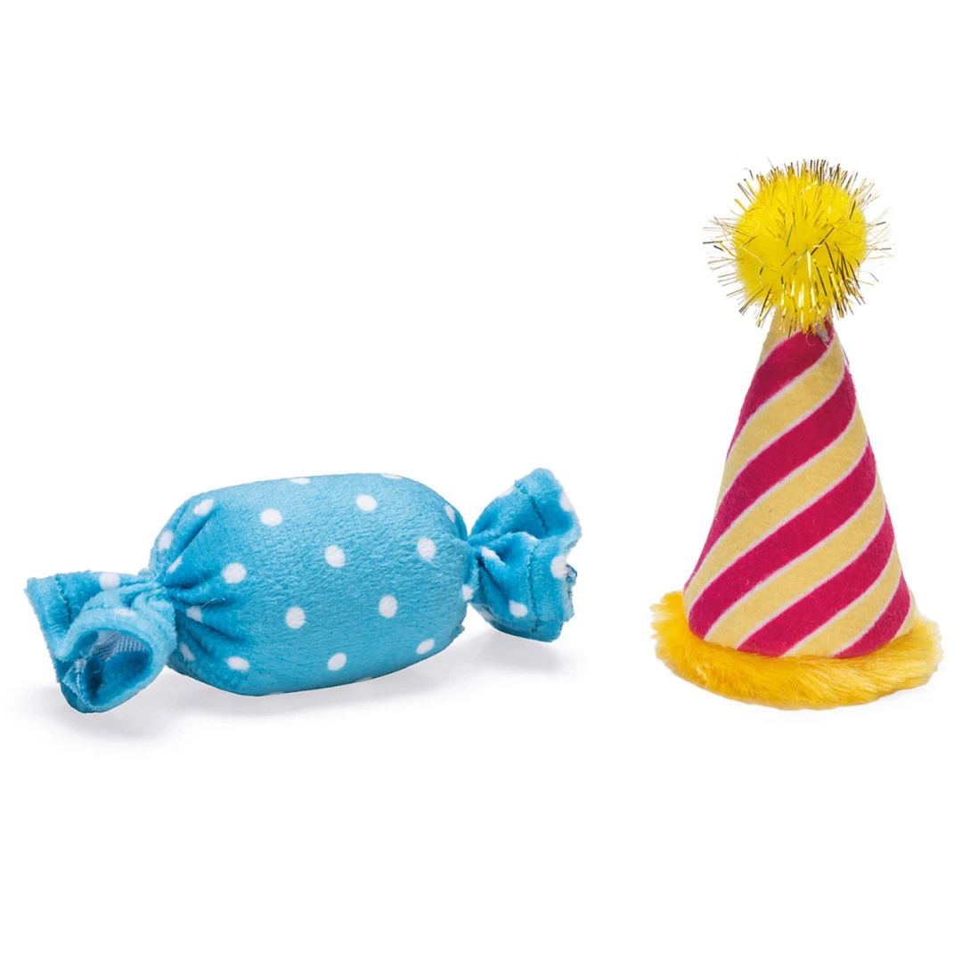 Beeztees Kattenspeelgoed Party Feestmuts En Snoep 1 Beeztees Kattenspeelgoed Party Feestmuts En Snoep