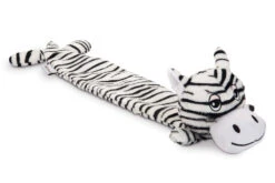 Beeztees Hondenspeelgoed Zebra Dux Zwart/wit