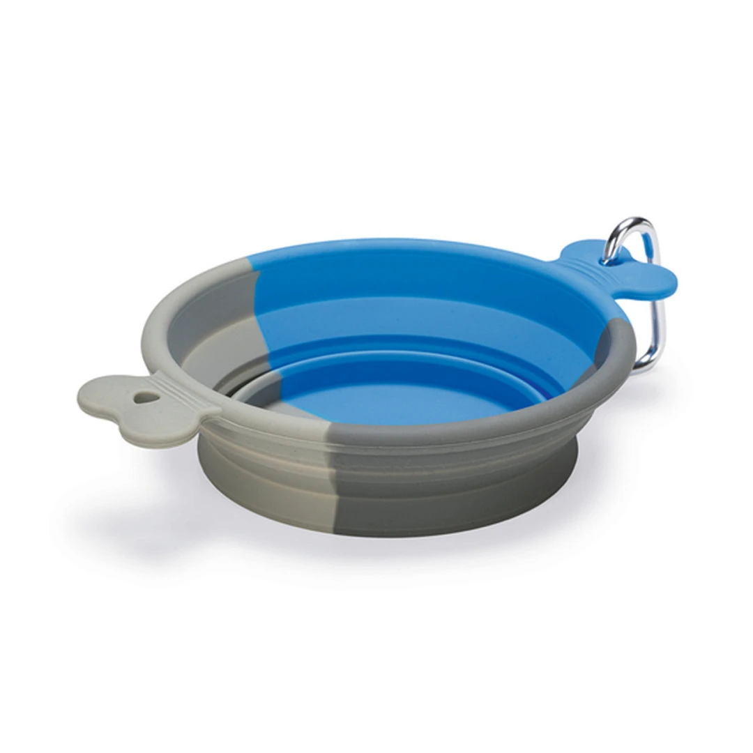 Beeztees Reis Voer- En Drinkbak Rua Blauw 750 Ml 2 Beeztees Reis Voer- En Drinkbak Rua Blauw 750 Ml - Afbeelding 2