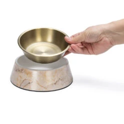 Designed By Lotte Voer- En Drinkbak Meis Beige -Beeztees Winkel 0650846 2