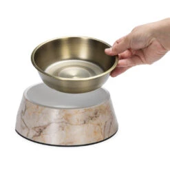 Designed By Lotte Voer- En Drinkbak Meis Beige -Beeztees Winkel 0650847 2