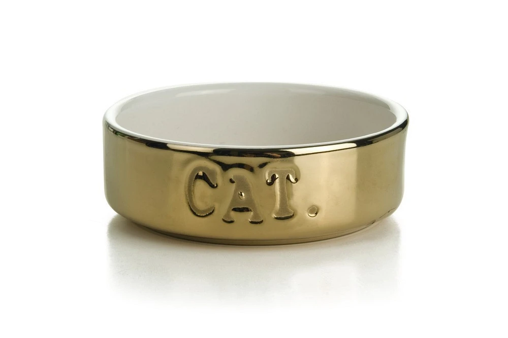 Beeztees Voerbak Cat Goud 1 Beeztees Voerbak Cat Goud