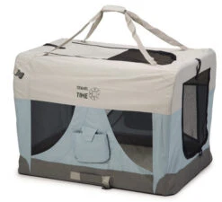 Beeztees Nylon Bench Travel Time Lichtblauw -Beeztees Winkel 0715164