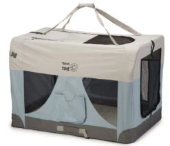 Beeztees Nylon Bench Travel Time Lichtblauw -Beeztees Winkel 0715165