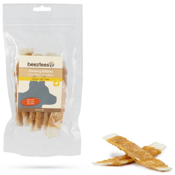 Beeztees Kauwribbies Kip 6 St 12, 5 Cm 1 Beeztees Kauwribbies Kip 6 St 12, 5 Cm