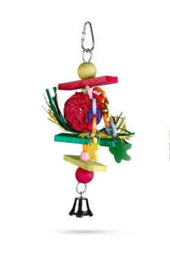 Beeztees Houten Vogelspeeltje Trinnox. 22 Cm.