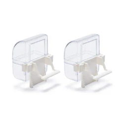 Beeztees Drink- En Voerbak Transparant Wit 2 St