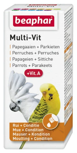 Beaphar Multi-Vit Papegaaien + Grote Parkieten 20 Ml