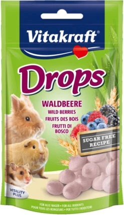 Vitakraft Drops Bosbessen 75 Gr