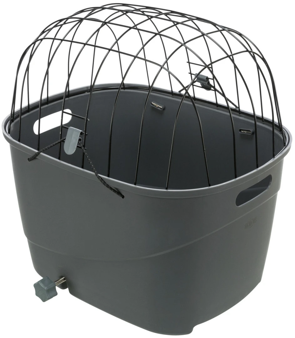 TRIXIE Fietsmand Voor Bagagedrager Grijs 2 TRIXIE Fietsmand Voor Bagagedrager Grijs - Afbeelding 2