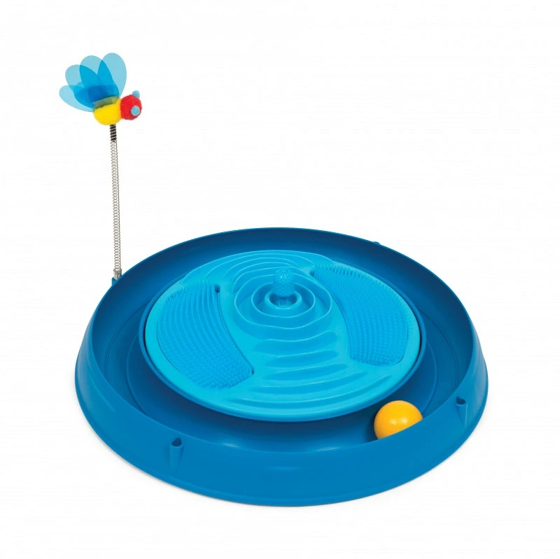 Catit Play Ballenbaan Met Massagestation Blauw 1 Catit Play Ballenbaan Met Massagestation Blauw