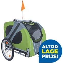 DoggyRide Hondenfietskar Novel 20 Cabin Groen/Grijs