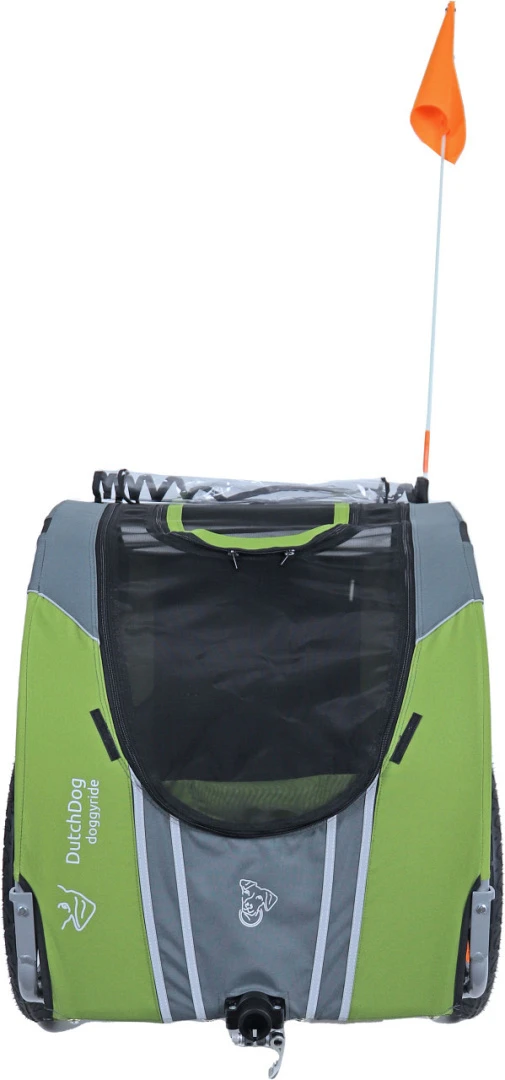 DoggyRide Hondenfietskar Novel 20 Cabin Groen/Grijs 2 DoggyRide Hondenfietskar Novel 20 Cabin Groen/Grijs - Afbeelding 2
