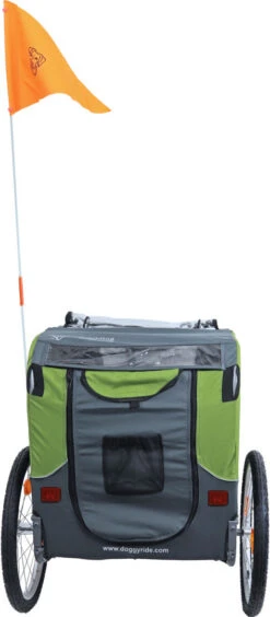 DoggyRide Hondenfietskar Novel 20 Cabin Groen/Grijs 5 DoggyRide Hondenfietskar Novel 20 Cabin Groen/Grijs -Beeztees Winkel 3573054192368 achterkant