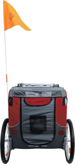 DoggyRide Hondenfietskar Novel 20 Cabin Rood/Grijs -Beeztees Winkel 3573054192375 achterkant