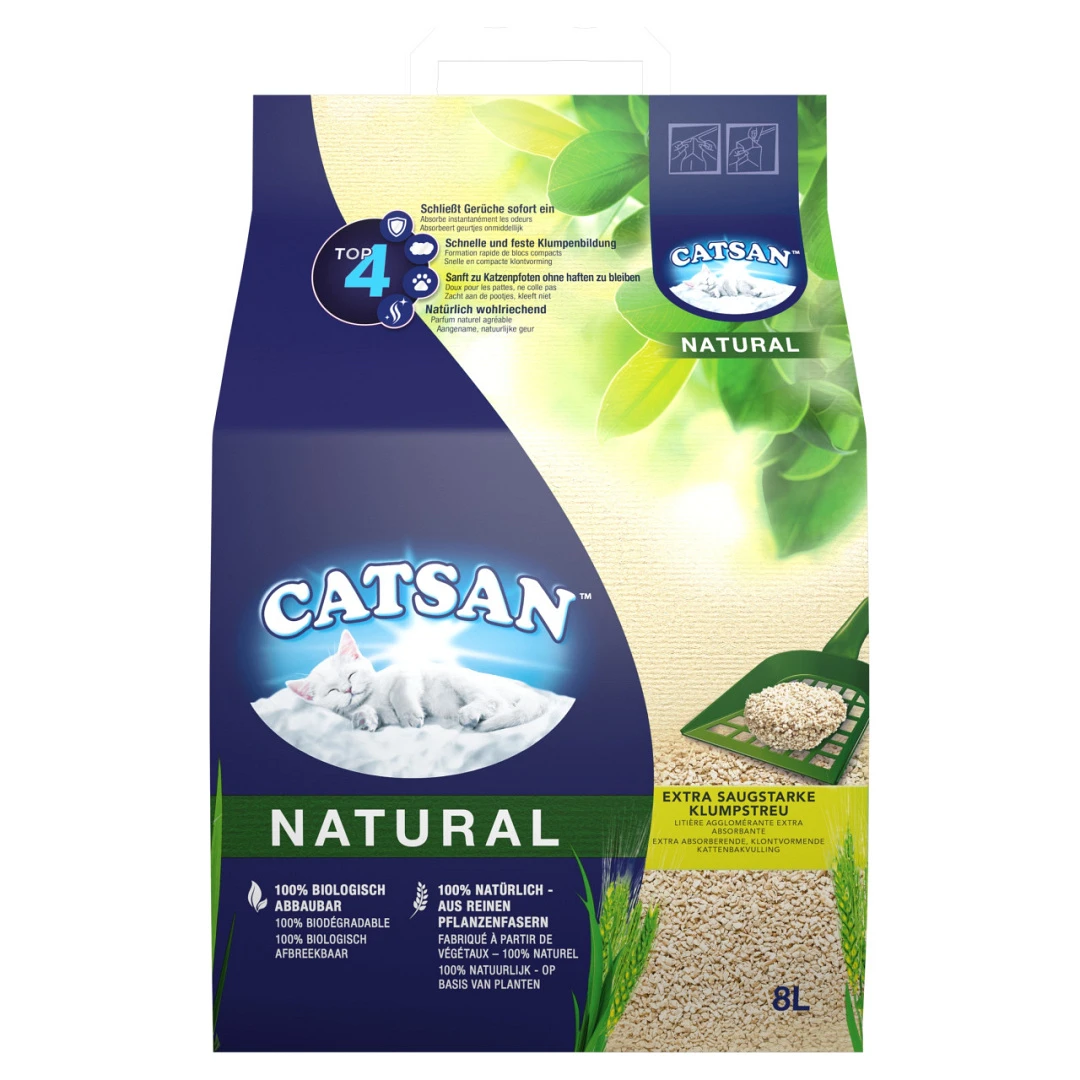 Catsan Kattenbakvulling Natural 8 Ltr 1 Catsan Kattenbakvulling Natural 8 Ltr