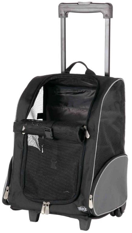 TRIXIE Trolley Hond Zwart/grijs 1 TRIXIE Trolley Hond Zwart/grijs
