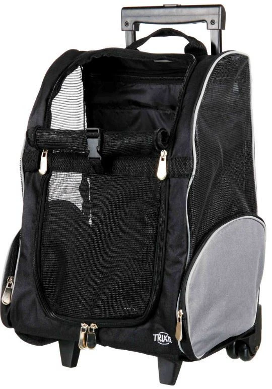 TRIXIE Trolley Hond Zwart/grijs 2 TRIXIE Trolley Hond Zwart/grijs - Afbeelding 2