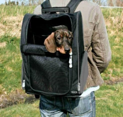 TRIXIE Trolley Hond Zwart/grijs 7 TRIXIE Trolley Hond Zwart/grijs -Beeztees Winkel 4011905028804 3