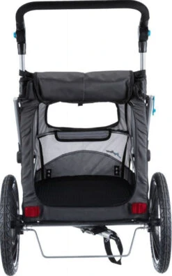 TRIXIE Opvouwbare Hondenfietskar Grijs -Beeztees Winkel 4011905127941 2