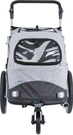 TRIXIE Opvouwbare Hondenfietskar Grijs -Beeztees Winkel 4011905127965 1