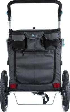 TRIXIE Opvouwbare Hondenfietskar Grijs -Beeztees Winkel 4011905127965 2