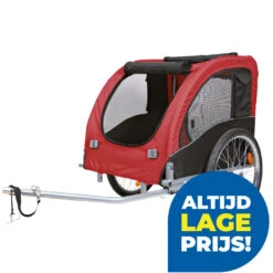TRIXIE Hondenfietskar Zwart/rood -Beeztees Winkel 4011905128160 ALP