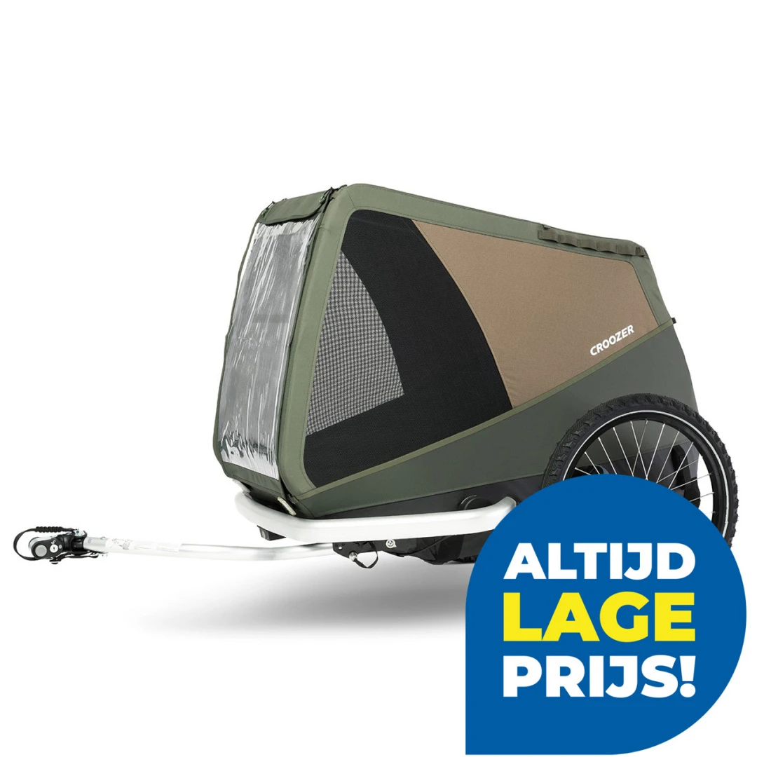 Croozer Hondenfietskar Dog Mikke Groen 1 Croozer Hondenfietskar Dog Mikke Groen