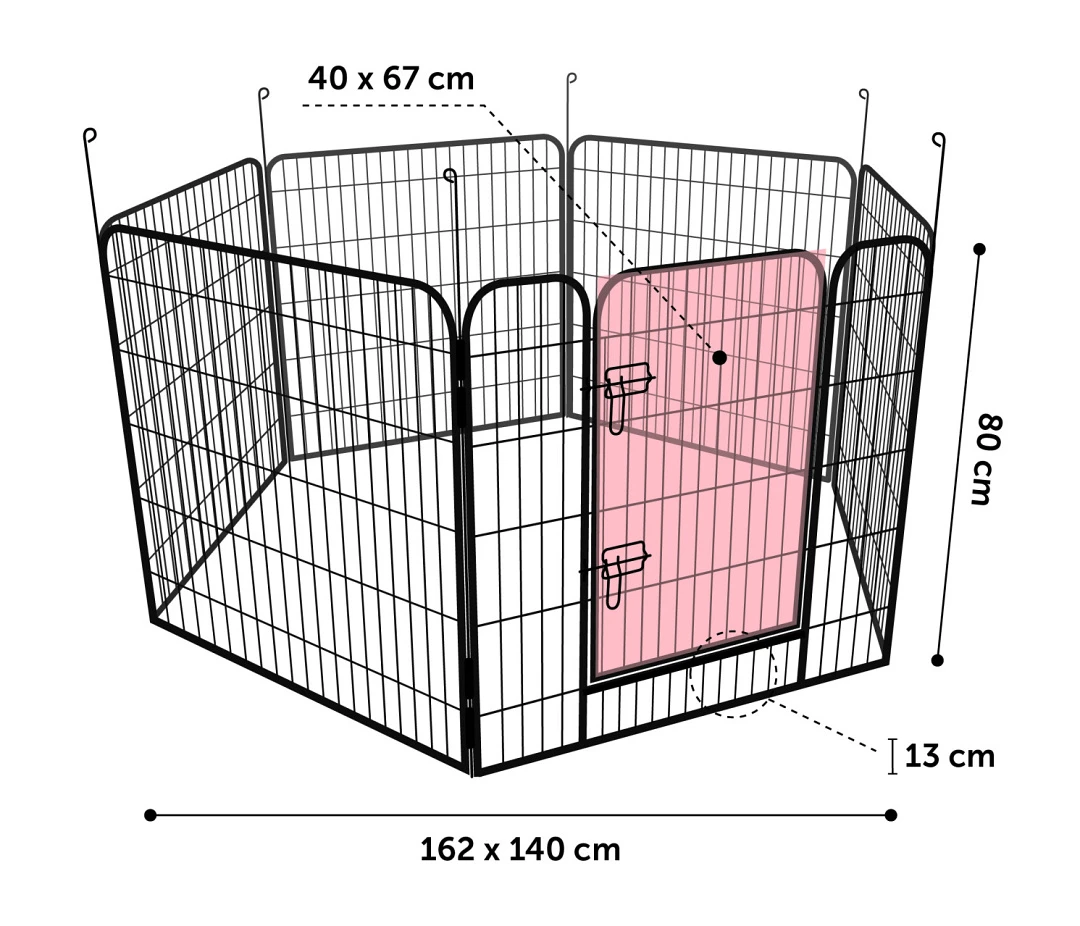 Flamingo Kennel Zecta Black 2 Flamingo Kennel Zecta Black - Afbeelding 2
