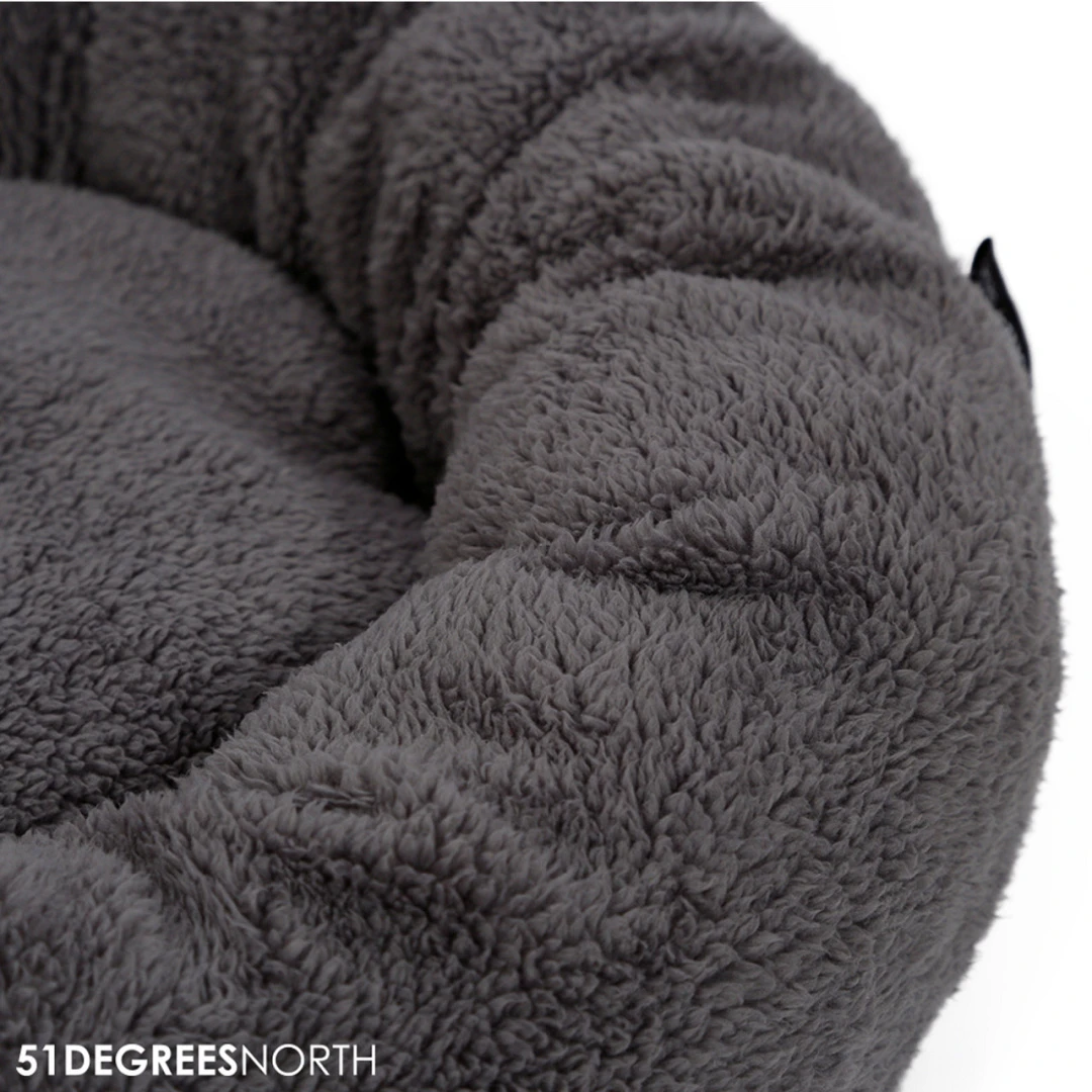 51 Degrees North Kattenmand Donut Sheep Grey/Black 2 51 Degrees North Kattenmand Donut Sheep Grey/Black - Afbeelding 2