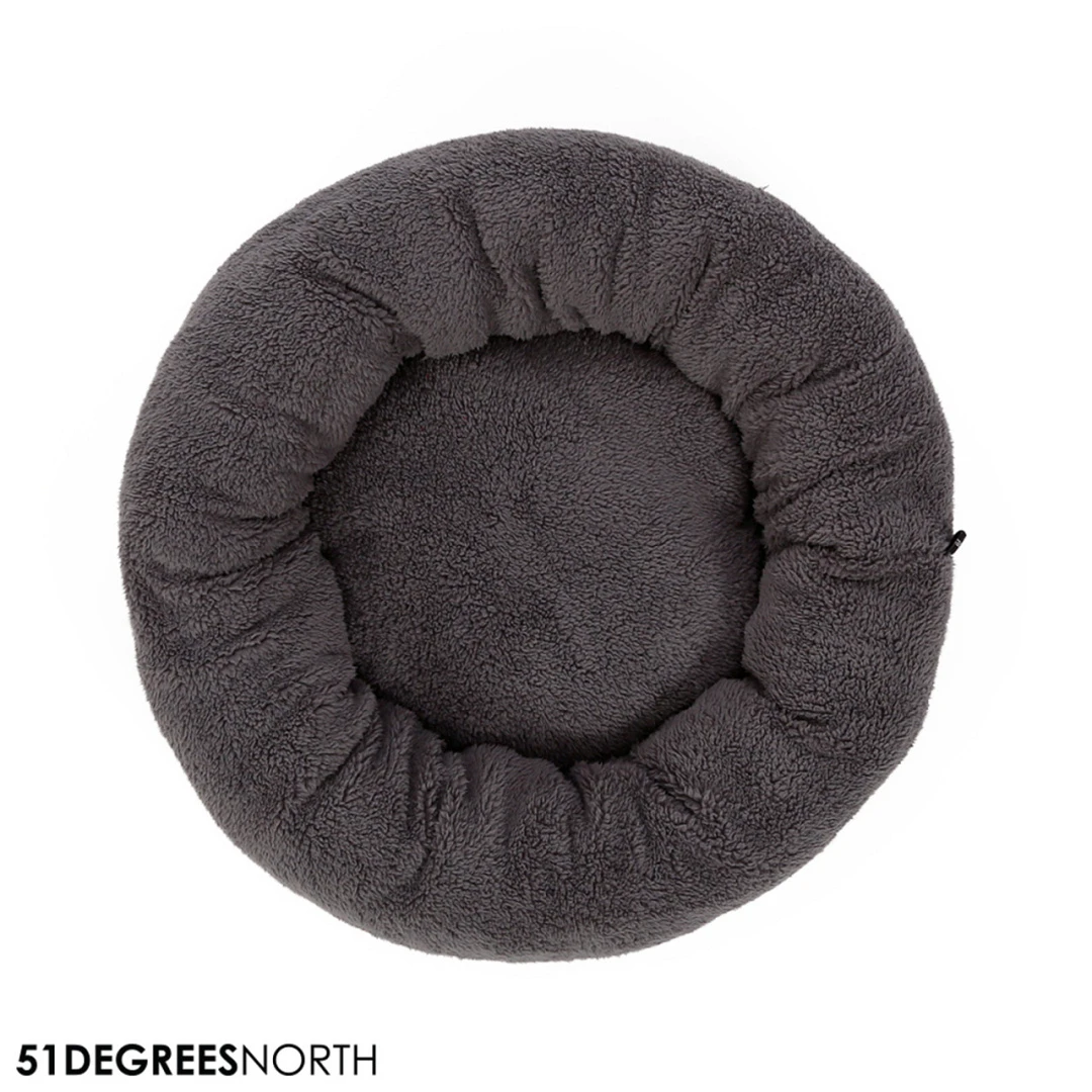 51 Degrees North Kattenmand Donut Sheep Grey/Black 3 51 Degrees North Kattenmand Donut Sheep Grey/Black - Afbeelding 3